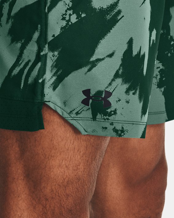 Men's UA Vanish Woven 6" Printed Shorts in Green image number 3